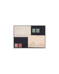 F-EX27565 EGYPT ISIS HATOR POSTAL STATIONERY IMPERFORATED + COVER.