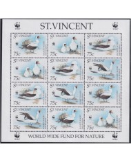 F-EX26282 AUSTRALIA MNH 1994 WWF ENDANGERED WILDLIFE ZOOS ELEPHANT BIRD CHEETAH.