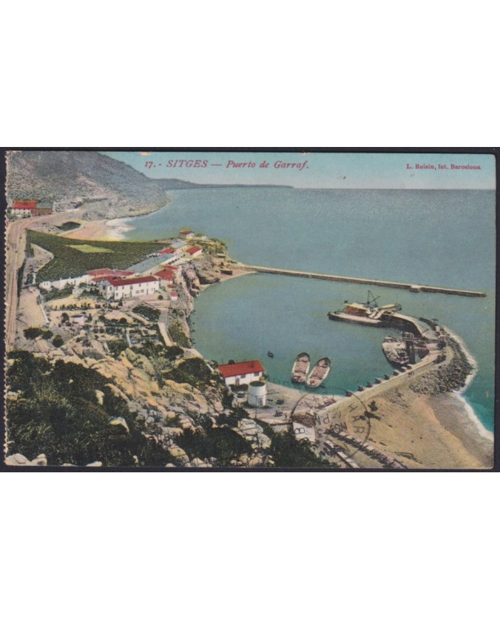 F-EX19180 SPAIN ESPAÑA CALDAS DE MONTBUI POSTCARD SITJES TO HAVANA 1941.