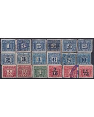 F-EX19326 COLOMBIA REVENUE STAMPS LEPPER LEPRA CUNDINAMARCA LOTS.