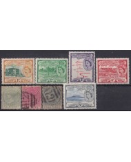 F-EX20702 MONTSERRAT IS 1955 4,80$ WOMAN BADGE OF COLONY.