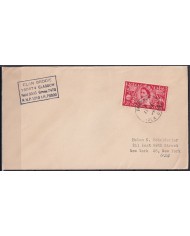 F-EX21366 ENGLAND UK PAQUEBOT 1953 POSTED HIGHT SEAS IN ADEN.