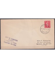 F-EX21372 ENGLAND UK PAQUEBOT 1953 POSTED HIGHT SEAS IN NEDERLAND