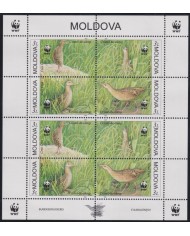 F-EX26250 SAINT LUCIA MNH 2001 WWF SPECIAL SHEET BIRD AVES PAJAROS OISEAUX.