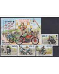 F-EX28728 RUMANIA MNH 1985 100th ANIV OF MOTO MOTOCYCLE BYCICLE.