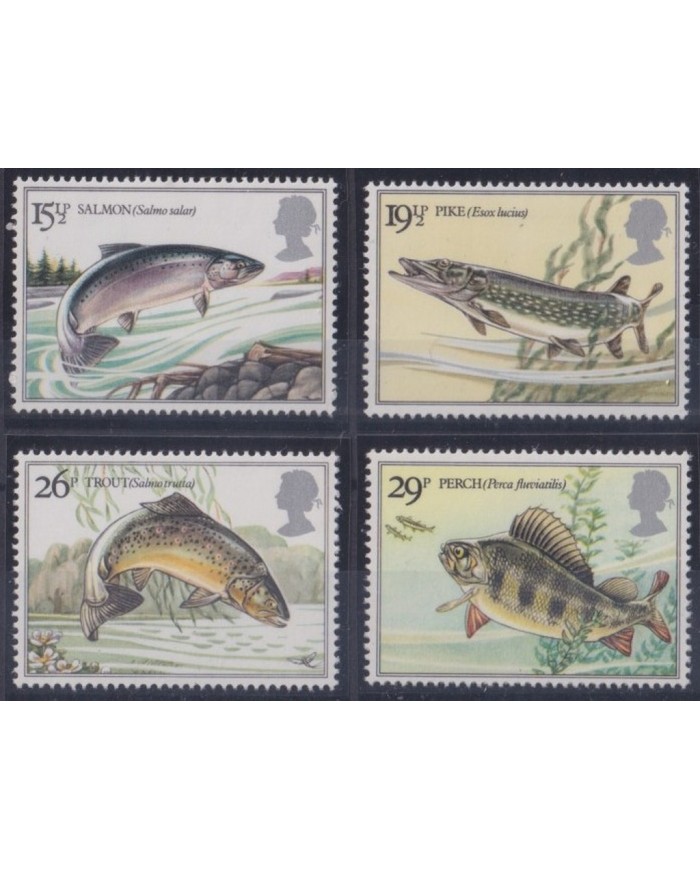 F-EX28482 UK ENGLAND MNH 1983 MARINE WILDLIFE FISH PECES.
