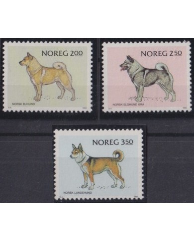 F-EX28571 NORWAY NORGE NOREG MNH 1983 MAMMALS DOG PERROS.