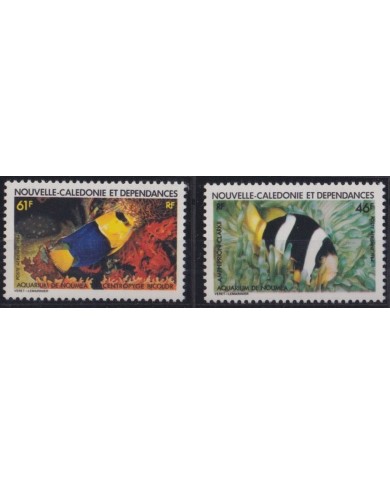 F-EX28573 NEW CALEDONIE MNH 1984 MARINE WILDLIFE TROPICAL FISH PECES REEF CORAL.