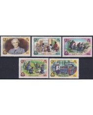 F-EX34832 ASCENSION MNH 1985 75TH ANIV GIRL GUIDE BOYS SCOUTS JAMBOREE SCOUTING.