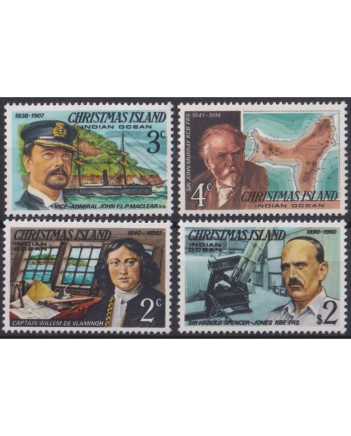 F-EX28772 CHRISTMAS MNH 1977 PERSONALITY HAROLD SPENCER JOHN MURRAY VLAMINGH.