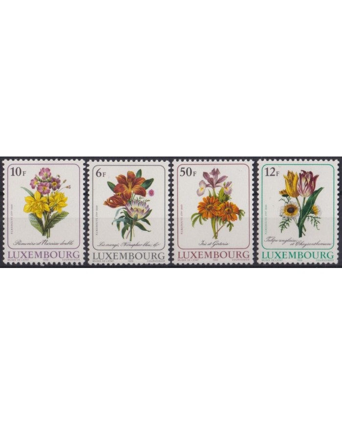 F-EX28780 LUXEMBOURG LUXEMBURG MNH 1988 FLORES FLOWER.
