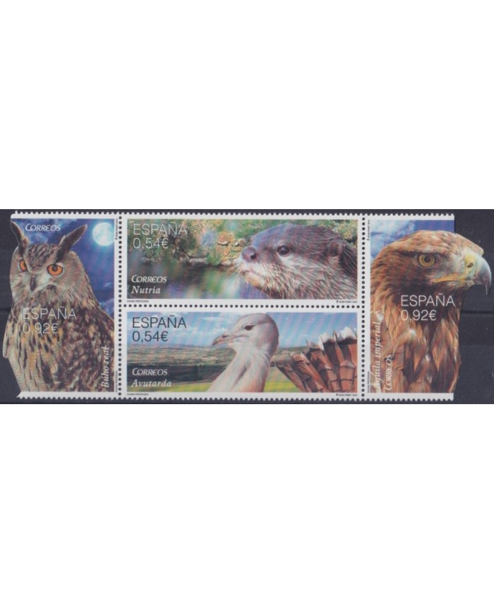 F-EX29043 ESPAÑA SPAIN MNH 2014 AGUILAS BUHOS OWL EAGLE BIRD AVES PAJAROS OISEAUX.