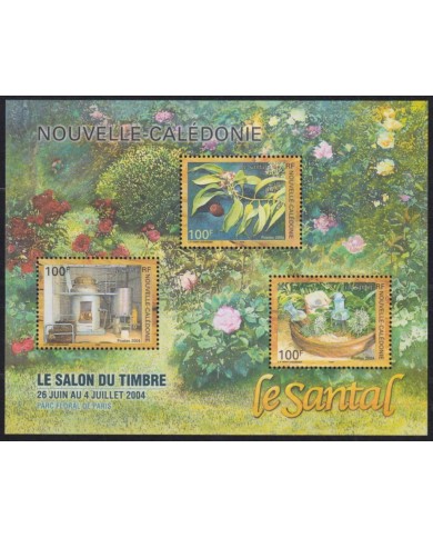 F-EX28788 NEW CALEDONIE MNH 2004 FLOWER FLORES LE SANTAL SALON DU TIMBRE