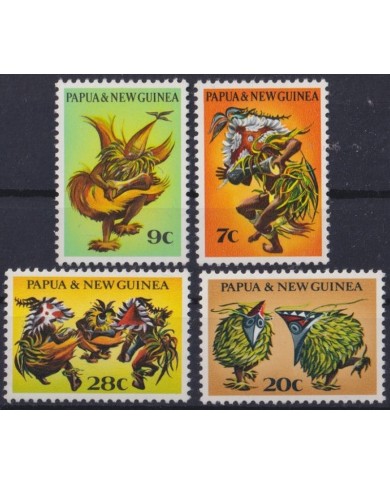 F-EX39695 PAPUA NEW GUINEA 1971 MNH ETHNIC MASK RELIGION.