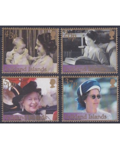 F-EX39748 FALKLAND IS MNH 2002 ROYAL FAMILY QUEEN MOTHER.