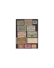 F-EX8713 GERMANY ALEMANIA DEUTSCHLAND NOTGELD BANKNOTE LOT.