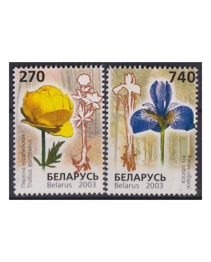 F-EX39855 BELARUS MNH 2003 FLOWER FLORES.