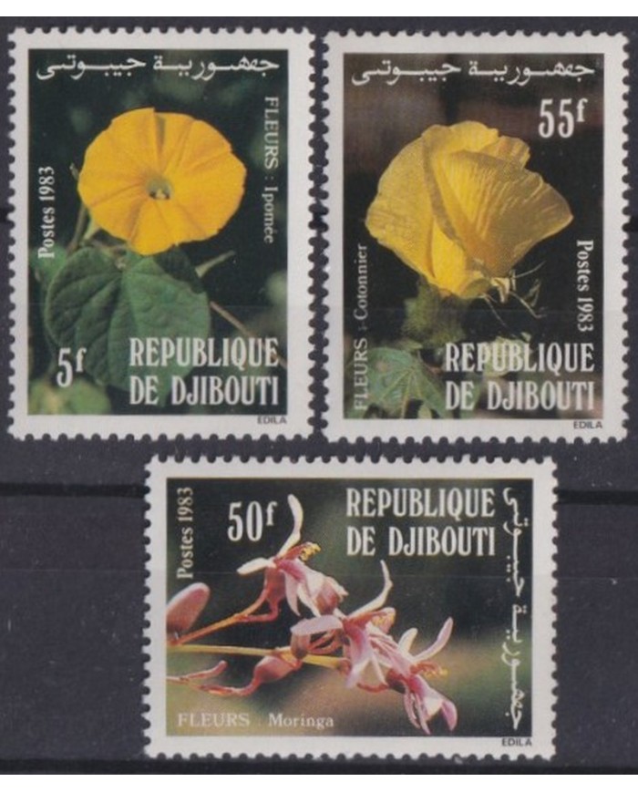 F-EX39883 DJIBOUTI MNH 1983 FLOWER FLORES.