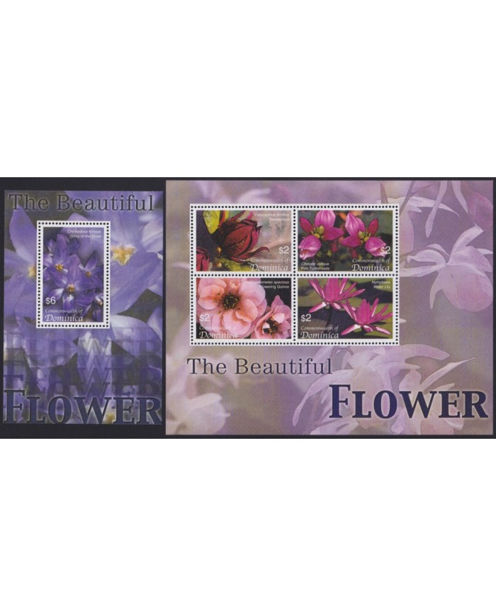 F-EX39775 DOMINICA MNH 2005 FLOWER FLORES.