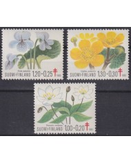 F-EX39896 FINLAND SOUMI MNH 1983 SEMI POSTAL GARDEN FLOWER FLORES.