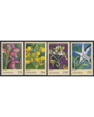 F-EX39904 GAMBIA MNH 2001 ORCHILD ORQUIDEAS FLOWER FLORES.