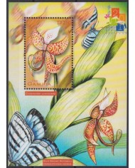 F-EX39900 GAMBIA MNH 2002 ORCHILD ORQUIDEAS FLOWER FLORES.