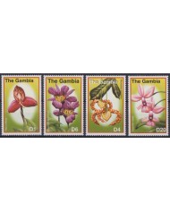 F-EX39902 GAMBIA MNH ORCHILD ORQUIDEAS FLOWER FLORES.