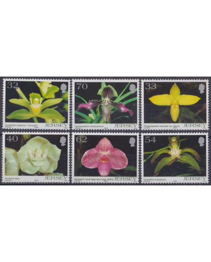 F-EX39925 JERSEY ENGLAND UK GREAT BRITAIN MNH 2003 FLOWER FLORES ORCHILD ORQUIDEAS.