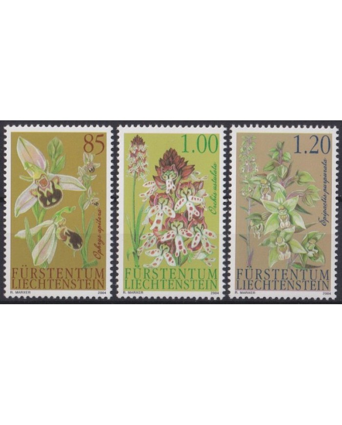 F-EX39930 LIECHTENSTEIN MNH 2004 FLOWER FLORES ORCHILD ORQUIDEAS.