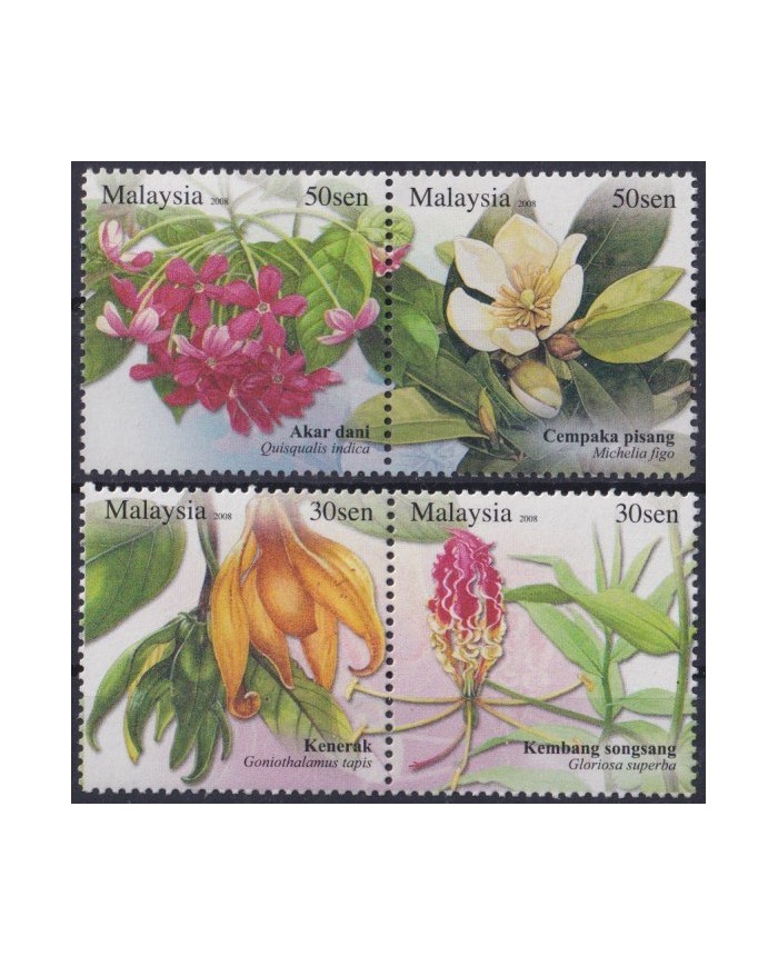 F-EX39940 MALAYSIA MNH 2008 FLOWER FLORES.
