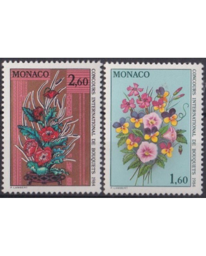 F-EX39948 MONACO MNH 1984 FLOWER FLORES.