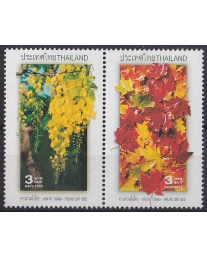 F-EX40025 THAILAND TAILANDIA MNH 2003 FLOWER FLORES.