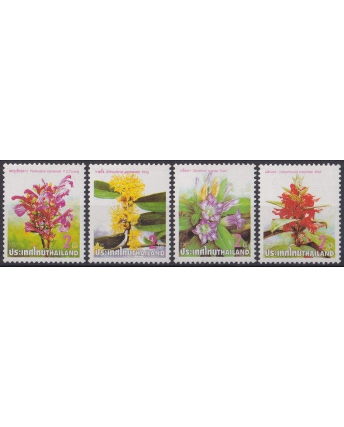 F-EX40026 THAILAND TAILANDIA MNH 2001 FLOWER FLORES.