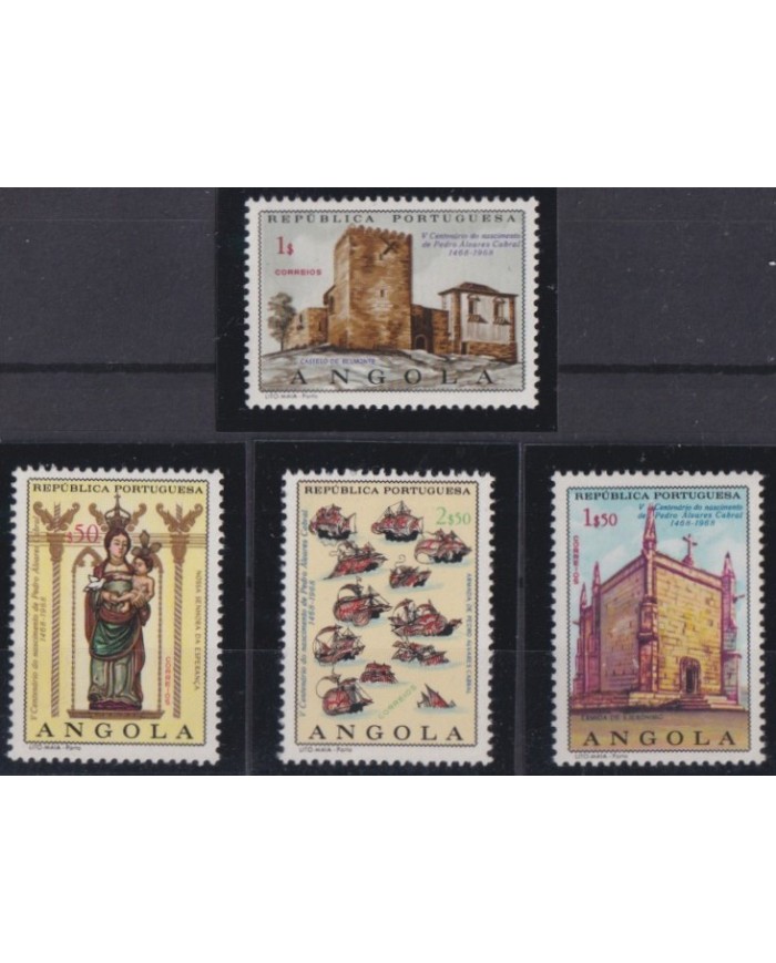 F-EX35574 ANGOLA MNH 1968 500th ANIV OF BIRTH PEDRO ALVAREZ CABRAL.