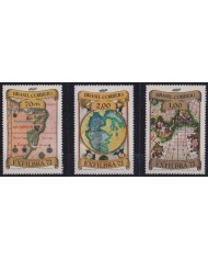 F-EX35563 BRAZIL BRASIL MNH 1972 EXFIBRA BRASIL OLD MAPS.