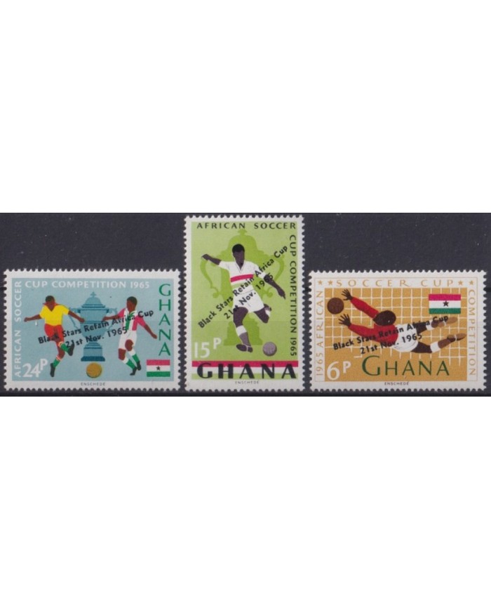 F-EX33655 GHANA MNH 1965 AFRICAN GAMES WORLD CUP SOCCER FOOTBALL SURCHARGE.