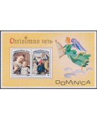 F-EX33652 DOMINICA MNH 1976 CHRISTMAS NAVIDAD ART PAINTING RELIGION RAPHAEL COREGGIO.