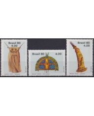 F-EX33709 BRAZIL BRASIL MNH 1980 ETHNIC INSTRUMENTS.
