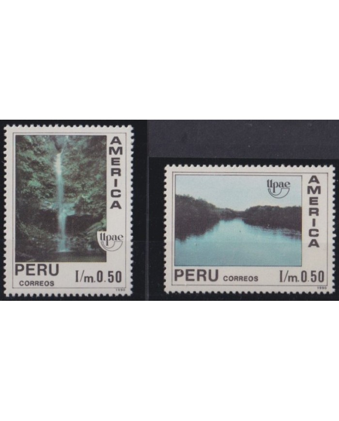 F-EX35635 PERU 1988 MNH UPAEP UAPE FALSS & RIVER.