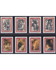 F-EX35934 GUYANA MNH 1993 CHRISTMAS NAVIDAD RELIGION ART PAINTING DURER RUBENS RANAISSANCE.