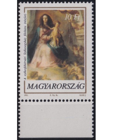 F-EX35880 HUNGARY HUNGRIA MNH 1993 CHRISTMAS NAVIDAD RELIGION ART PAINTING MADONNA.