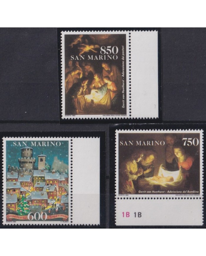 F-EX36071 SAN MARINO MNH 1994 CHRISTMAS NAVIDAD RELIGION ART PAINTING GERRIT VAN HONTHORST.