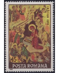F-EX36067 RUMANIA MNH 1993 CHRISTMAS NAVIDAD RELIGION ART PAINTING RENAISSENCE.