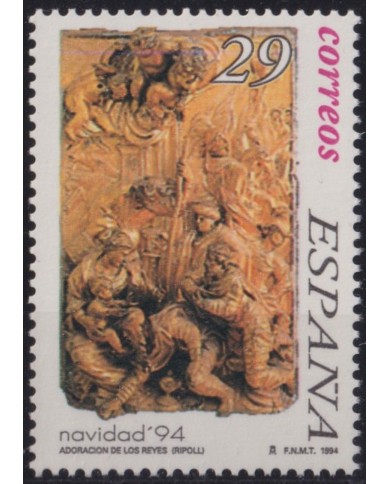 F-EX36132 ESPAÑA SPAIN MNH 1994 CHRISTMAS NAVIDAD RELIGION ART RIPOLL SCULTURE.