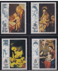 F-EX36101 TRINSTAN DA CUNHA MNH 1993 CHRISTMAS NAVIDAD ART PAINTING RELIGION RUBENS BOTTICELLI RANAISSANCE.