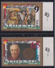 F-EX35845 SLOVENIA SLOVENIJA MNH 1993 CHRISTMAS NAVIDAD ART RELIGION PAINTING.