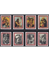 F-EX35897 DOMINICA MNH 1993 CHRISTMAS NAVIDAD ART RELIGION DURER RAPHAEL PAINTING.