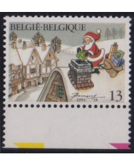 F-EX36128 BELGIUM BELGIQUE MNH 1994 CHRISTMAS NAVIDAD ART RELIGION DRAWING PAPA NOEL.