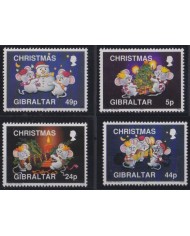 F-EX35871 GIBRALTAR MNH 1993 CHRISTMAS NAVIDAD ART RELIGION DRAWING PAPA NOEL.