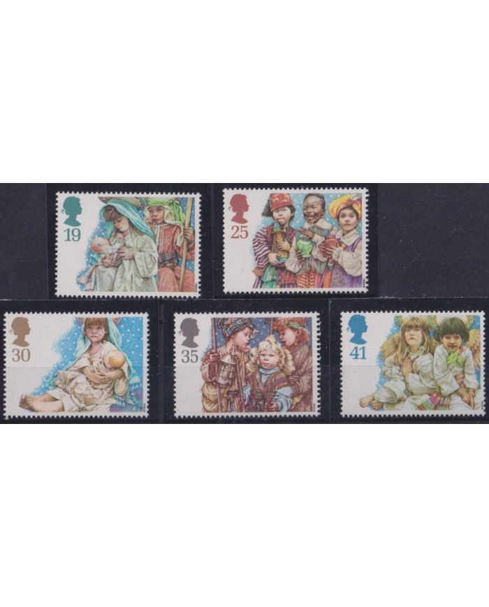 F-EX35868 UK ENGLAND MNH 1994 CHRISTMAS NAVIDAD RELIGION DRAWING NOEL.